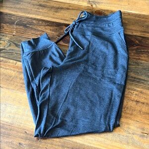 Lole Dark Gray Jersey Knit Athletic Joggers - NEW